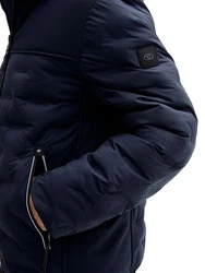 TOM TAILOR Jacke mit Kapuze Dunkelblau/Blau/Hellblau