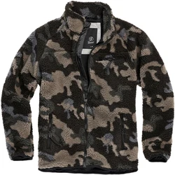 Brandit Fleecejacke Teddyfleece  Dunkelgrün