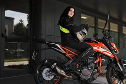 SHIMA Motorradhose Rush Schwarz/Grün/Dunkelgrau