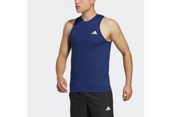 adidas Performance Tanktop TRAIN ESSENTIALS FEELREADY TRAINING Hellblau/Dunkelblau/Blau