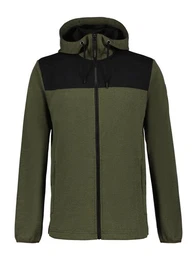 Strickfleecejacke H STRICKFLEECEJACKE AGAR mit Logopatch am Oberarm