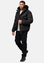 Stone Harbour Steppjacke Romaan Schwarz