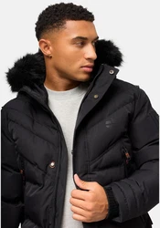 Stone Harbour Steppjacke Romaan Schwarz