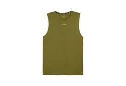 PUMA Tanktop FIT TRIBLEND SLEEVELESS TANK Dunkelgrün/Grün