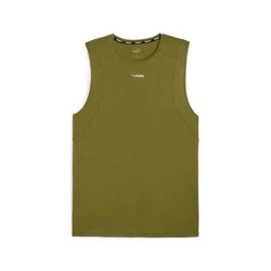 PUMA Tanktop FIT TRIBLEND SLEEVELESS TANK Dunkelgrün/Grün