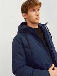 JACK & JONES Parka JJCONSTRUCT Dunkelblau/Blau