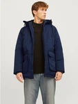 JACK & JONES Parka JJCONSTRUCT Dunkelblau/Blau