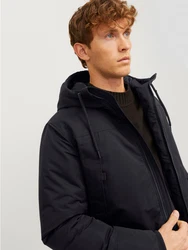 JACK & JONES Parka JJCONSTRUCT Schwarz