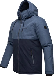 Ragwear Outdoorjacke Roens Herren Übergangsjacke mit Kapuze Dunkelblau