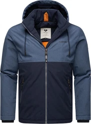 Ragwear Outdoorjacke Roens Herren Übergangsjacke mit Kapuze Dunkelblau