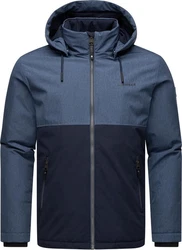 Ragwear Outdoorjacke Roens Herren Übergangsjacke mit Kapuze Dunkelblau