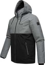 Ragwear Outdoorjacke Roens Herren Übergangsjacke mit Kapuze Dunkelgrau/Grau/Hellgrau/Schwarz