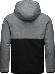 Ragwear Outdoorjacke Roens Herren Übergangsjacke mit Kapuze Dunkelgrau/Grau/Hellgrau/Schwarz