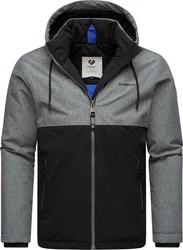 Ragwear Outdoorjacke Roens Herren Übergangsjacke mit Kapuze Dunkelgrau/Grau/Hellgrau/Schwarz