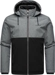 Ragwear Outdoorjacke Roens Herren Übergangsjacke mit Kapuze Dunkelgrau/Grau/Hellgrau/Schwarz