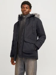 JACK & JONES Parka JJEConstruct schwarz