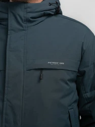 Petrol Industries Parka 'Eek' mit verstellbarer Kapuze Blau/Dunkelblau/Dunkelgrün