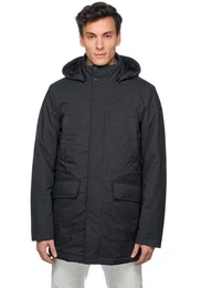 Parka ANDALO mit verdecktem Reiverschluss, abnehmbare Kapuze, viele Taschen