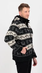 DEPROC Active Strickfleecejacke LHOTSE MEN Schwarz/Rot/Gelb/Hellblau/Braun/Beige/Weiß