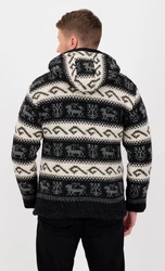 DEPROC Active Strickfleecejacke LHOTSE MEN Schwarz/Rot/Gelb/Hellblau/Braun/Beige/Weiß