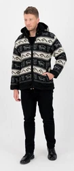DEPROC Active Strickfleecejacke LHOTSE MEN Schwarz/Rot/Gelb/Hellblau/Braun/Beige/Weiß