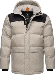 Steppjacke Mikkesh Sportliche Herren Winterjacke mit Kapuze
