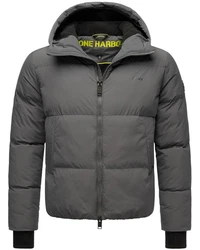 Stone Harbour Steppjacke Tayroos Dunkelgrau/Grau/Dunkelgrün/Hellgrau