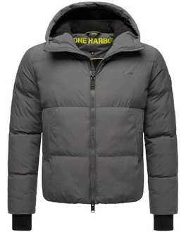 Stone Harbour Steppjacke Tayroos Dunkelgrau/Grau/Dunkelgrün/Hellgrau