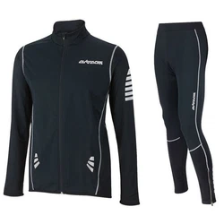 Airtracks Fahrradhose Herren Thermo Radtrikot Set Pro Windstopper Dunkelblau/Pastell/Lila/Schwarz/Rot