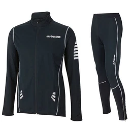 Fahrradhose Herren Thermo Radtrikot Set Pro Windstopper (Fahrradtrikot Set Thermo Fahrradhose lang, 2-tlg., Thermo Fahrradtrikot Langarm,fr Herbst-Winter) S M L XL XXL XXXL
