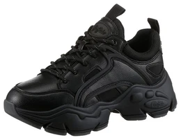 BINARY Plateausneaker, Halbschuh, Schnrschuh, Chunky Sneaker in monochromer Optik