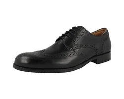Clarks Craft Arlo Limit Herren Schnürschuh Schwarz/Braun/Hellblau