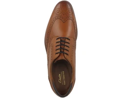 Clarks Craft Arlo Limit Herren Schnürschuh Beige/Braun