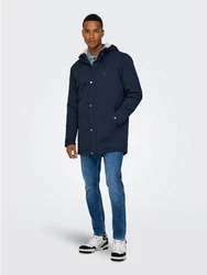 ONLY & SONS Parka Alexander Dunkelblau/Blau