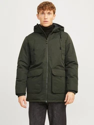 JACK & JONES Parka JJCONSTRUCT Dunkelgrün/Grün
