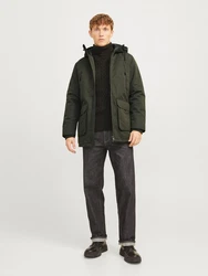 JACK & JONES Parka JJCONSTRUCT Dunkelgrün/Grün
