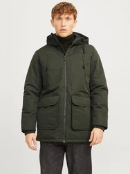 JACK & JONES Parka JJCONSTRUCT Dunkelgrün/Grün