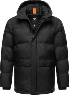 Ragwear Steppjacke Mikkesh Herren Winterjacke mit Kapuze Schwarz Ragwear Steppjacke Mikkesh Herren Winterjacke mit Kapuze Schwarz