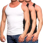 Jack & Jones Tanktop Basic (3er-Pack) Schwarz/Weiß/Creme/Rosa