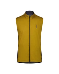 Mons Royale Windbreaker Redwood Merino Air-con Wind Vest Gelb/Braun