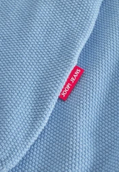 JOOP! Strickpullover Hajon Blau/Hellblau