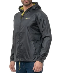 Geographical Norway Windbreaker Allwetter Outdoor Jacke Baboat Schwarz