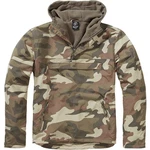 Brandit Windbreaker mit Fleecefutter Dunkelgrün/Braun