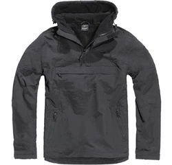 Brandit Windbreaker mit Fleecefutter Grau/Dunkelgrau