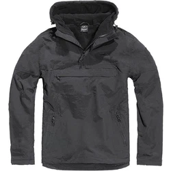 Brandit Windbreaker mit Fleecefutter Grau/Dunkelgrau