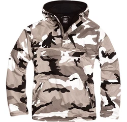 Brandit Windbreaker mit Fleecefutter Braun/Dunkelgrün