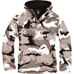 Brandit Windbreaker mit Fleecefutter Braun/Dunkelgrün