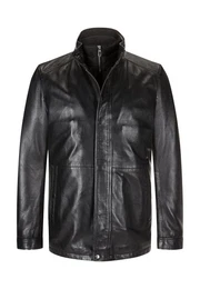 Lederjacke MSBaki aus Lammleder mit herausnehmbarem Windschutz