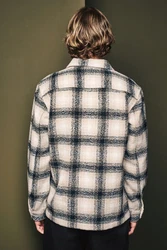 Next Hemdjacke Beige/Blau/Hellblau