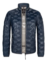 Lederjacke MSAversa in Stepp-Optik aus Lammleder